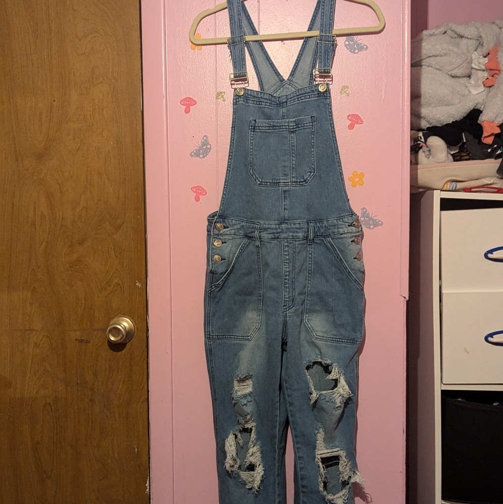 Rue 21 denim overalls